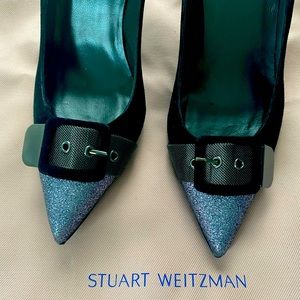 Stuart Weitzman Barrington Black Suede never worn